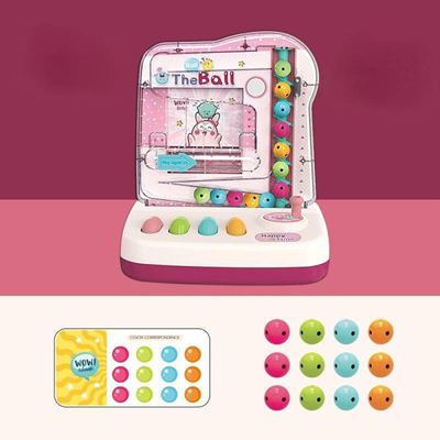 بازی آموزشی رولینگ توپ صورتی Roll the ball -اسباب بازی